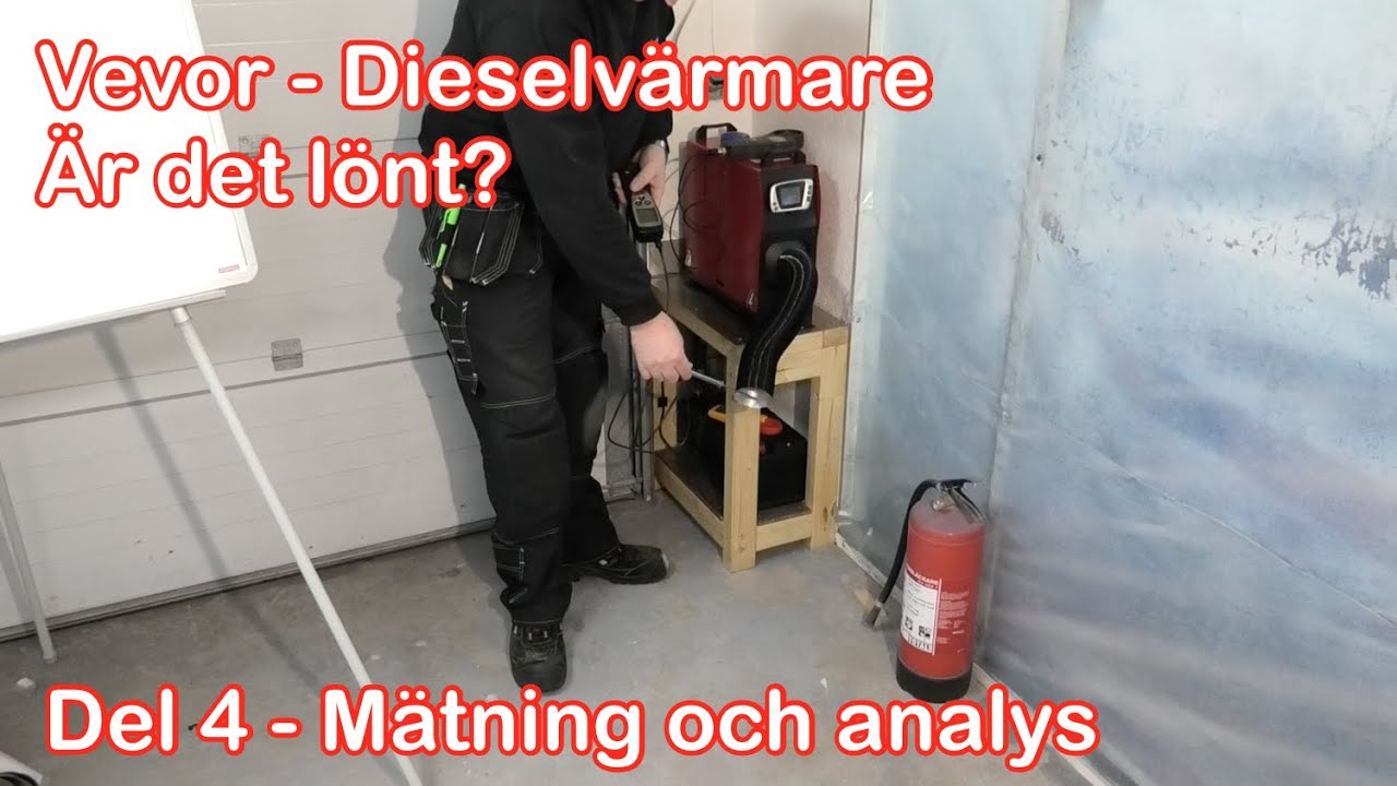 Vevor Dieselvärmare - lönar det sig, mäter på den! 💰 - Del 4