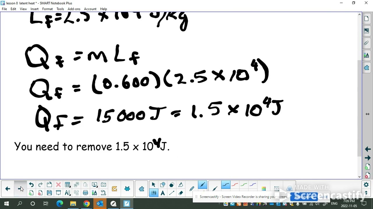 Latent Heat of Fusion and Vaporization