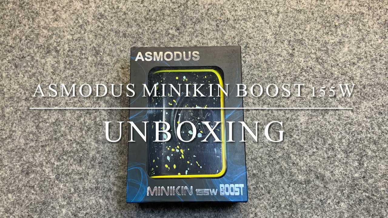 UNBOXING ASMODUS MINIKIN BOOST 155w 2021