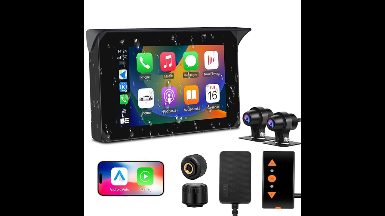 CS5PRO Motorcycle Carplay Installation Reference Video