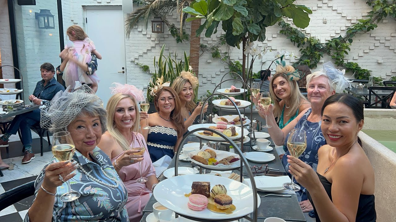 Royal Tea Time at Oxford Exchange in Tampa Florida with the Fiore Duchess