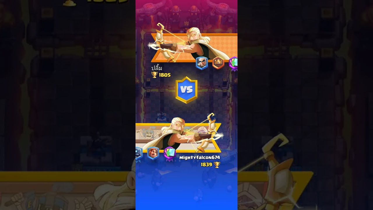 Unlocking my first hero in Clash royale