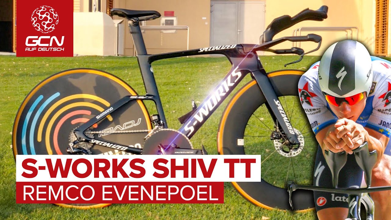 Das Zeitfahrrad von &Uuml;berflieger Remco Evenepoel | S-Works Shiv TT