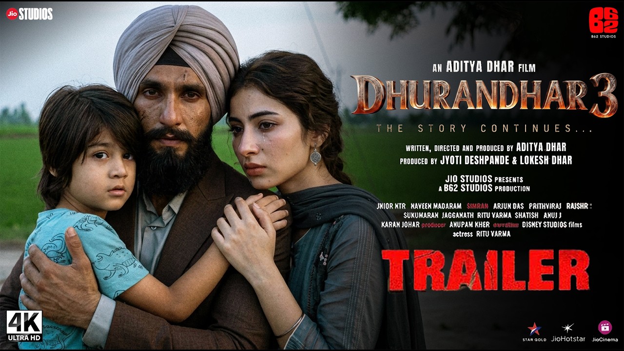 DHURANDHAR 3 - Hindi Trailer | Ranveer Singh | Sara Arjun | R. Madhavan | Aditya Dhar | In 2027