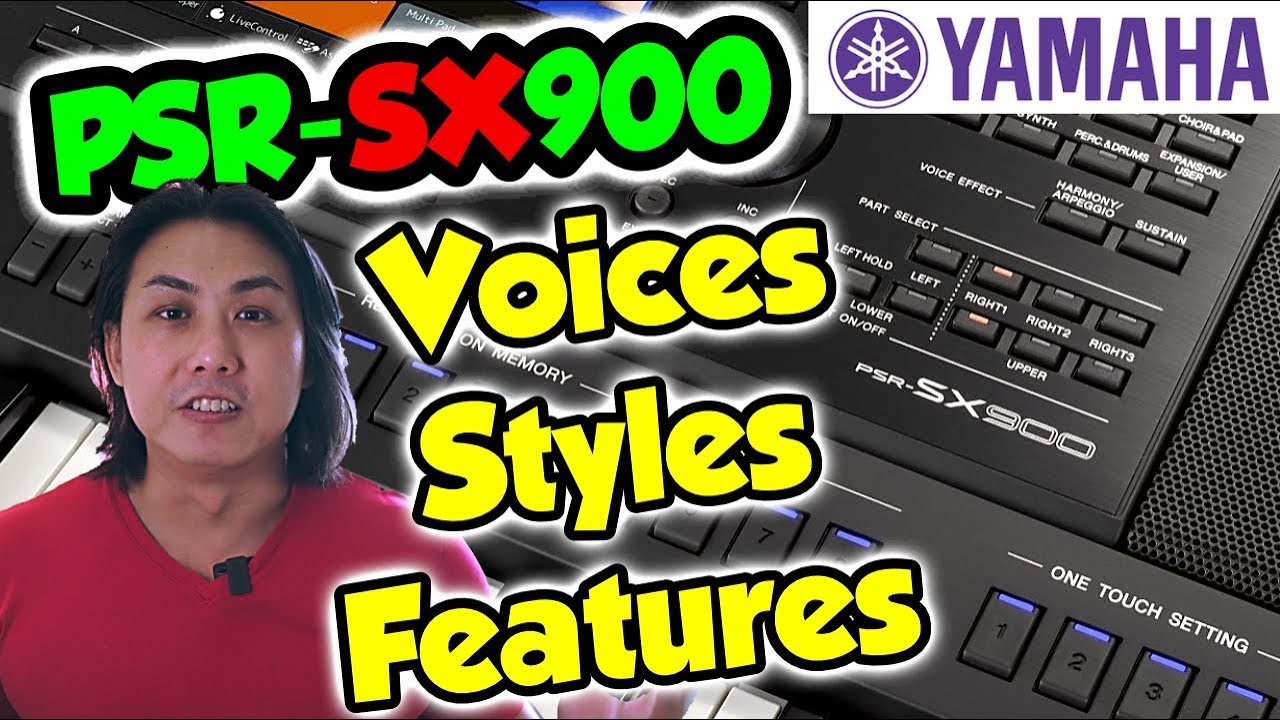 Официальные голоса, стили и функции Yamaha PSR-SX900!