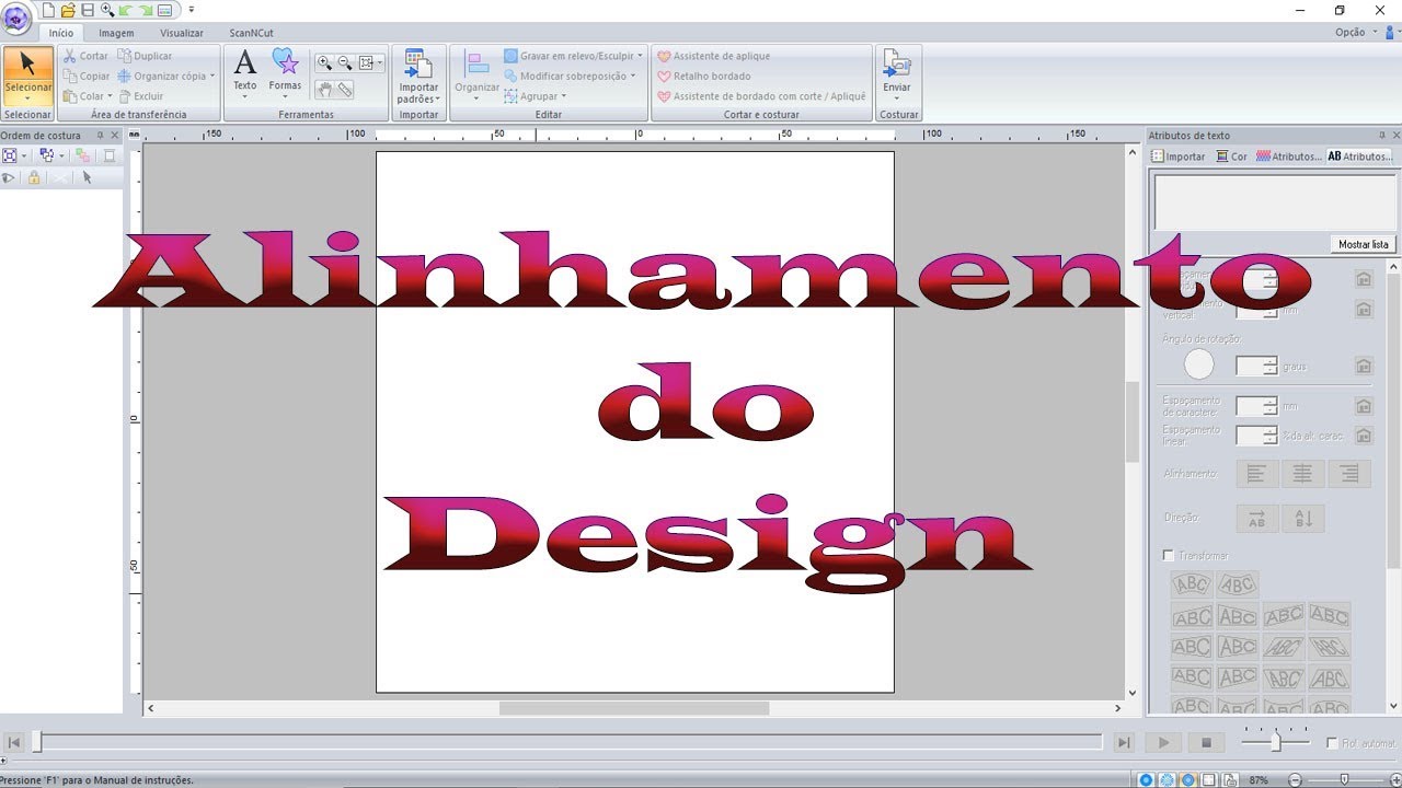 PE DESIGN 10 - COMO ALINHAR DESIGNS DE BORDADOS NO PE DESIGN 10