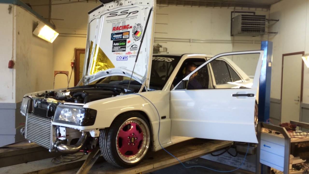 MB 190 om605 superturbo dyno