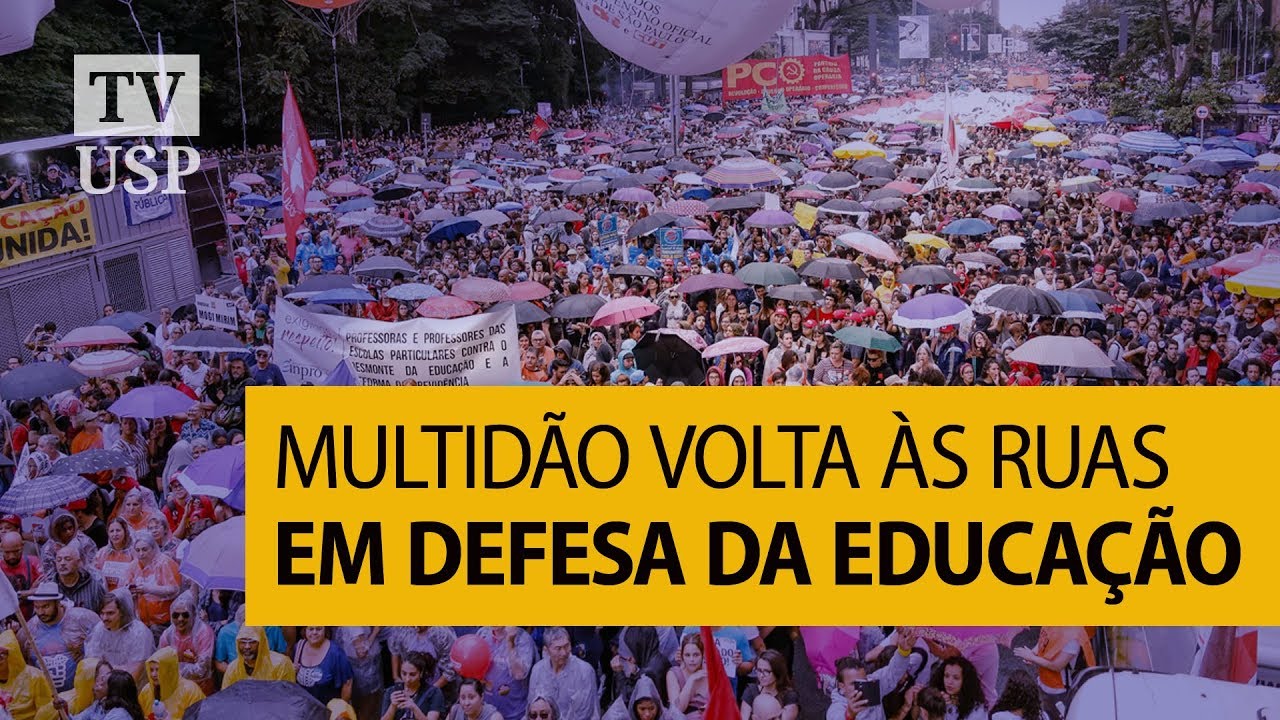 Multidão volta às ruas em defesa da educação #JornaldaUSP