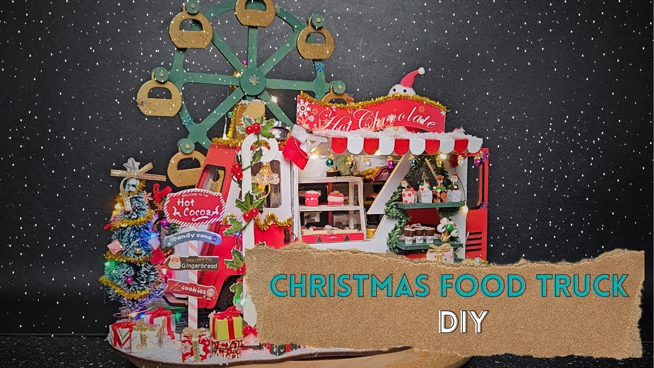 Christmas Food Truck - ACTION DIY | Świąteczny Foodtruck DIY | Satysfying & Relaxing Video