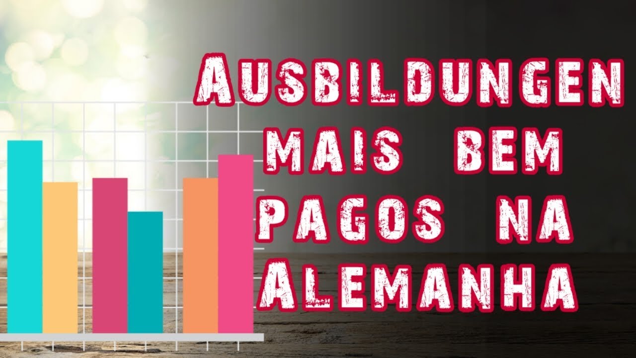 10 AUSBILDUNGEN/profissões MAIS BEM PAGAS NA ALEMANHA!