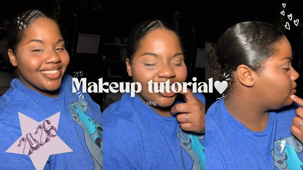 NEW UNDER EYE MAKEUP LOOK ￼|First vlog💕