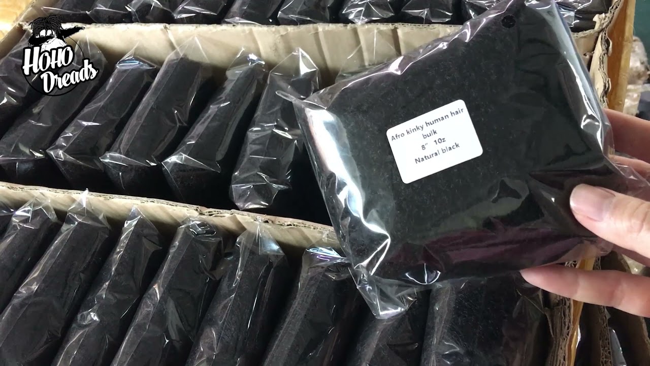 afro kinky human hair bulk