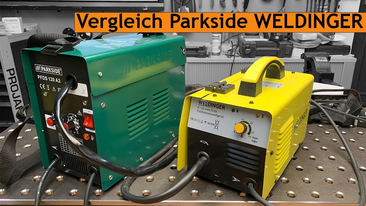 Parkside (Lidl) PFDS 120 A2 gegen Weldinger M130, welches Fülldrahtschweißgerät lohnt sich wirklich?