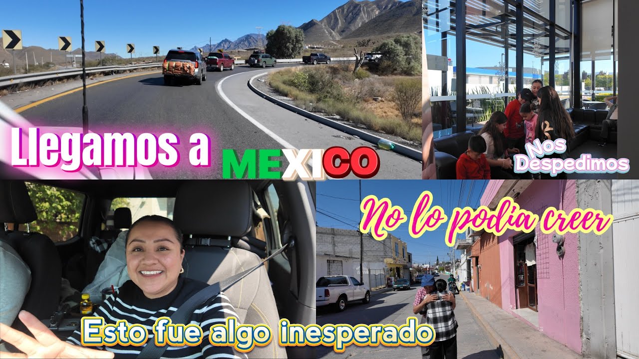 ‼️Viajamos a mexico 🇲🇽 en caravana por primera vez+ estoy llena de emocion por ver a mi familia.