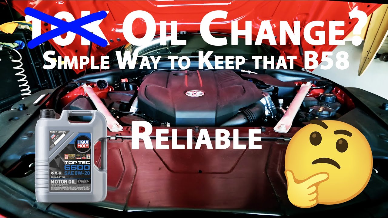 B58 // MKV Supra - Easy Oil Change