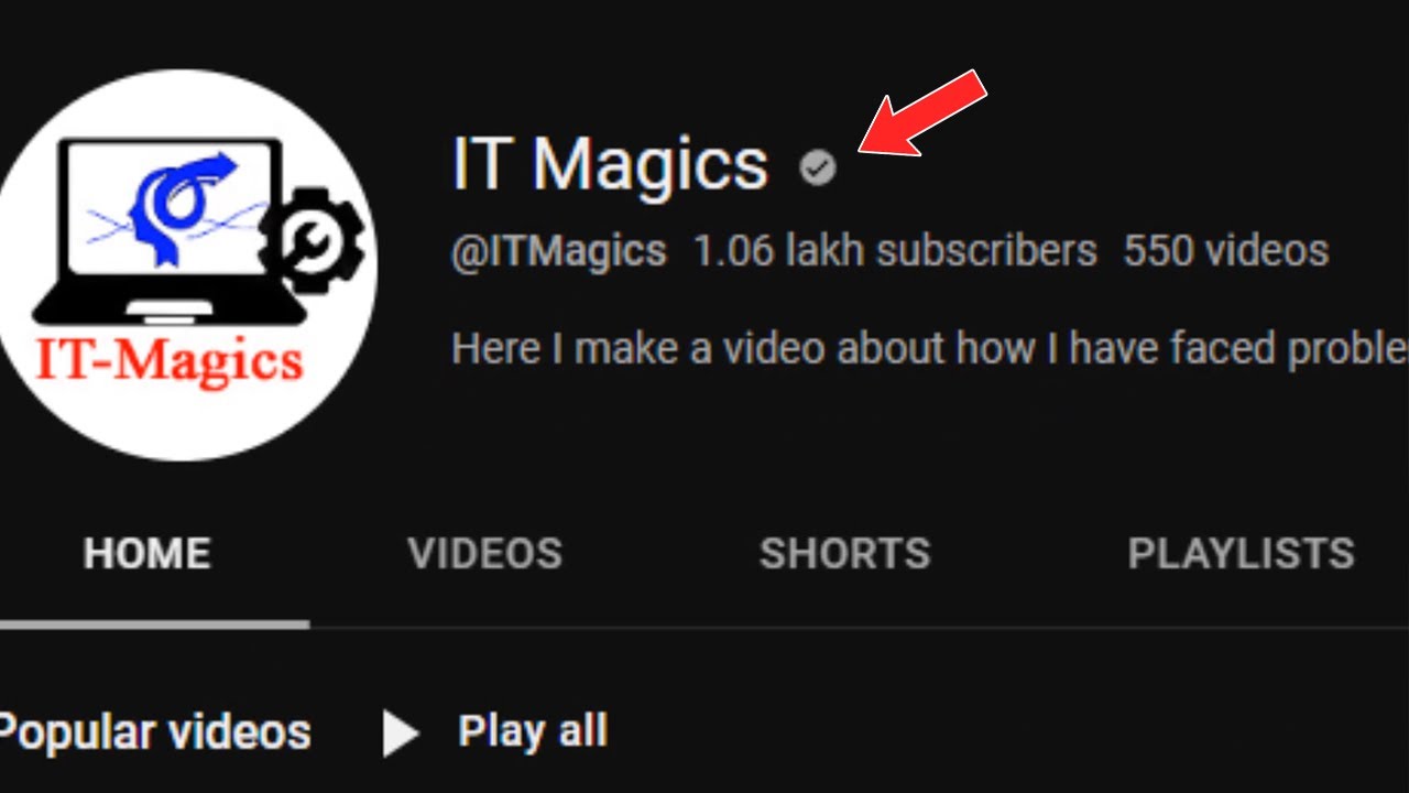 How to get verified badge on youtube channel
