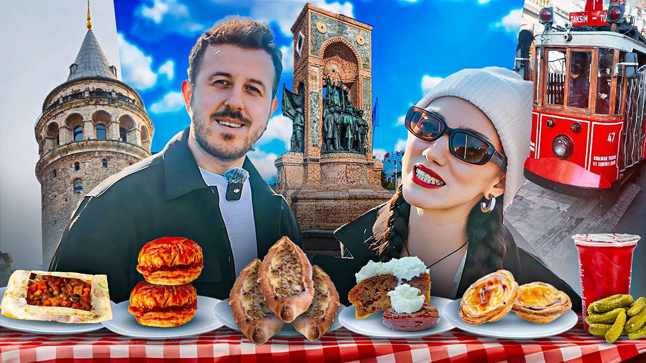 İSTANBUL BEYOĞLU&rsquo;NDA 1 G&Uuml;NDE NE YENİR ?