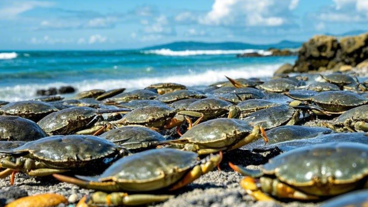 The Brown Crab, Which Is Bigger Than Its Head, Is Worth Hundreds Of Dollars.