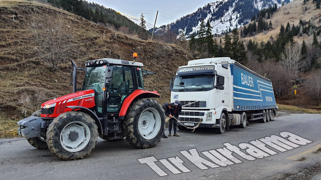 Tehlikeli Rampada Kalan Tırı Kurtardım! | Massey Ferguson 5440