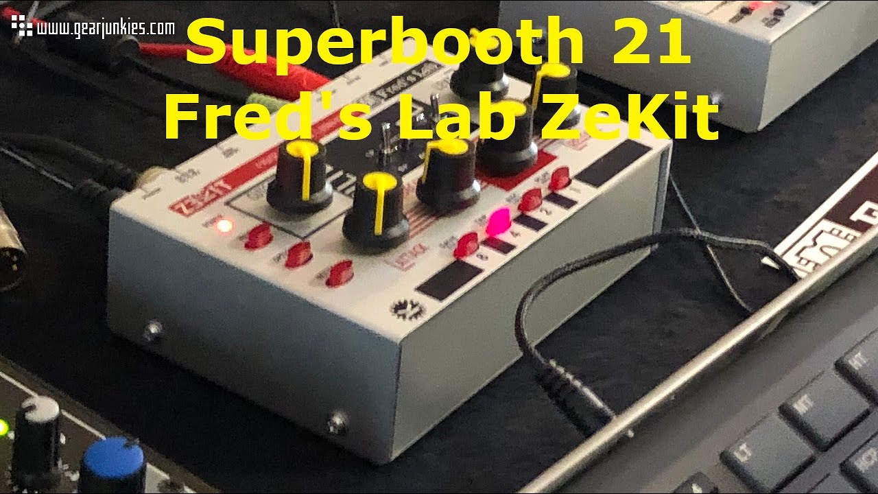 Superbooth 21 Freds Lab ZeKit 4 voice paraphonic synthesizer