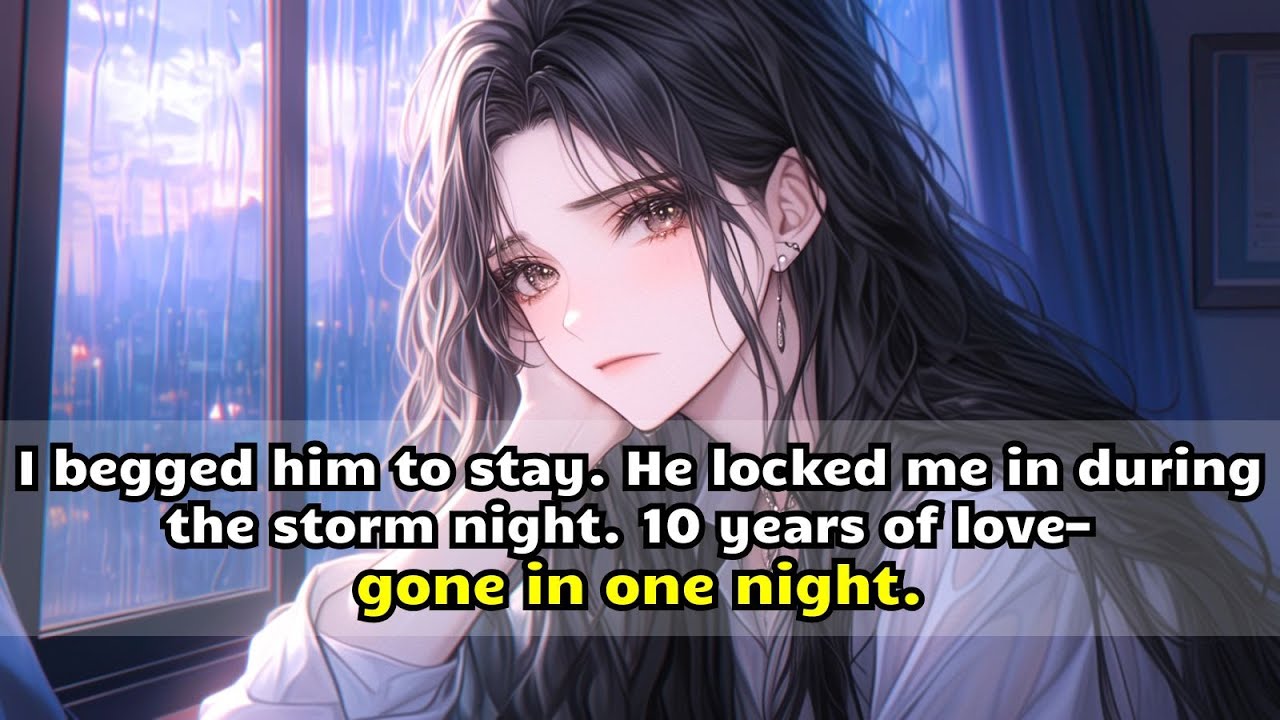 I begged him to stay. He locked me in during the storm night. Ten years of love—gone in one night.