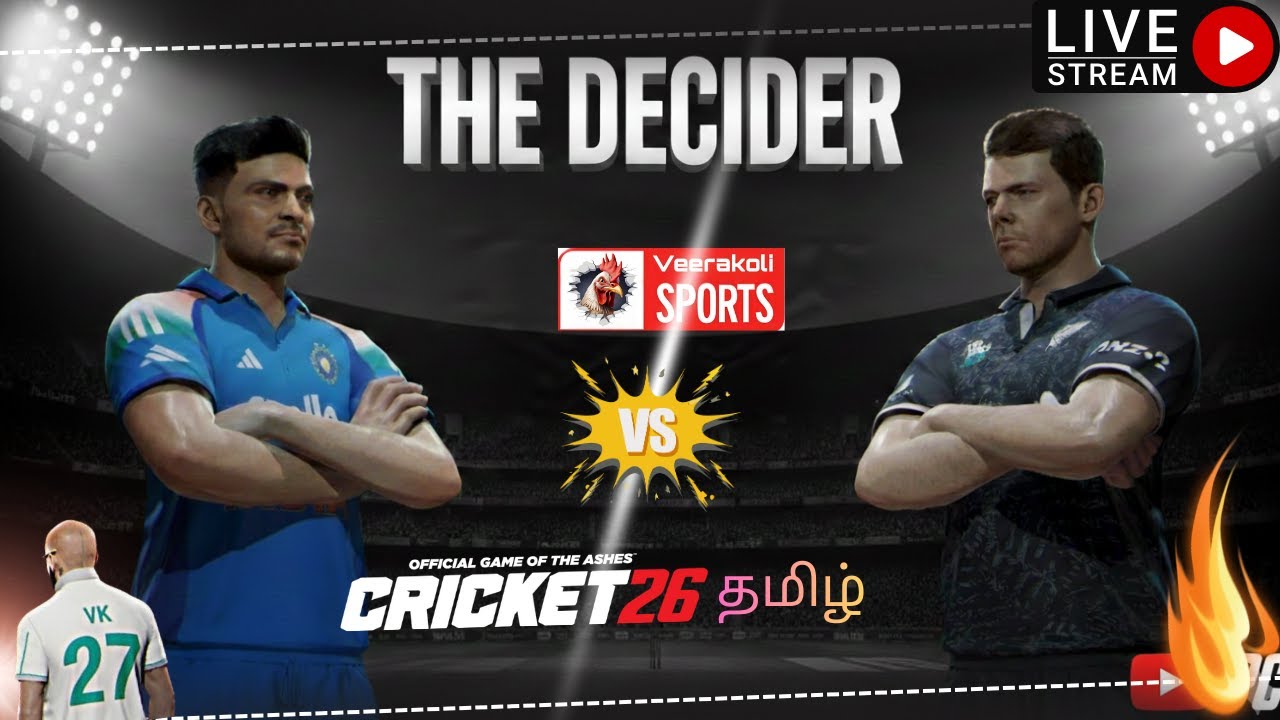 IND vs NZ DECIDER! 😱 Cricket 26 Tamil Gameplay | India vs New Zealand Final ODI