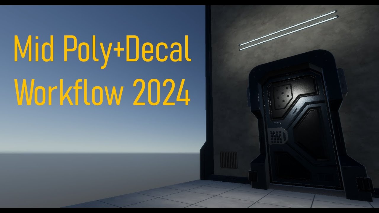 Mid Poly+Decal Workflow 2024
