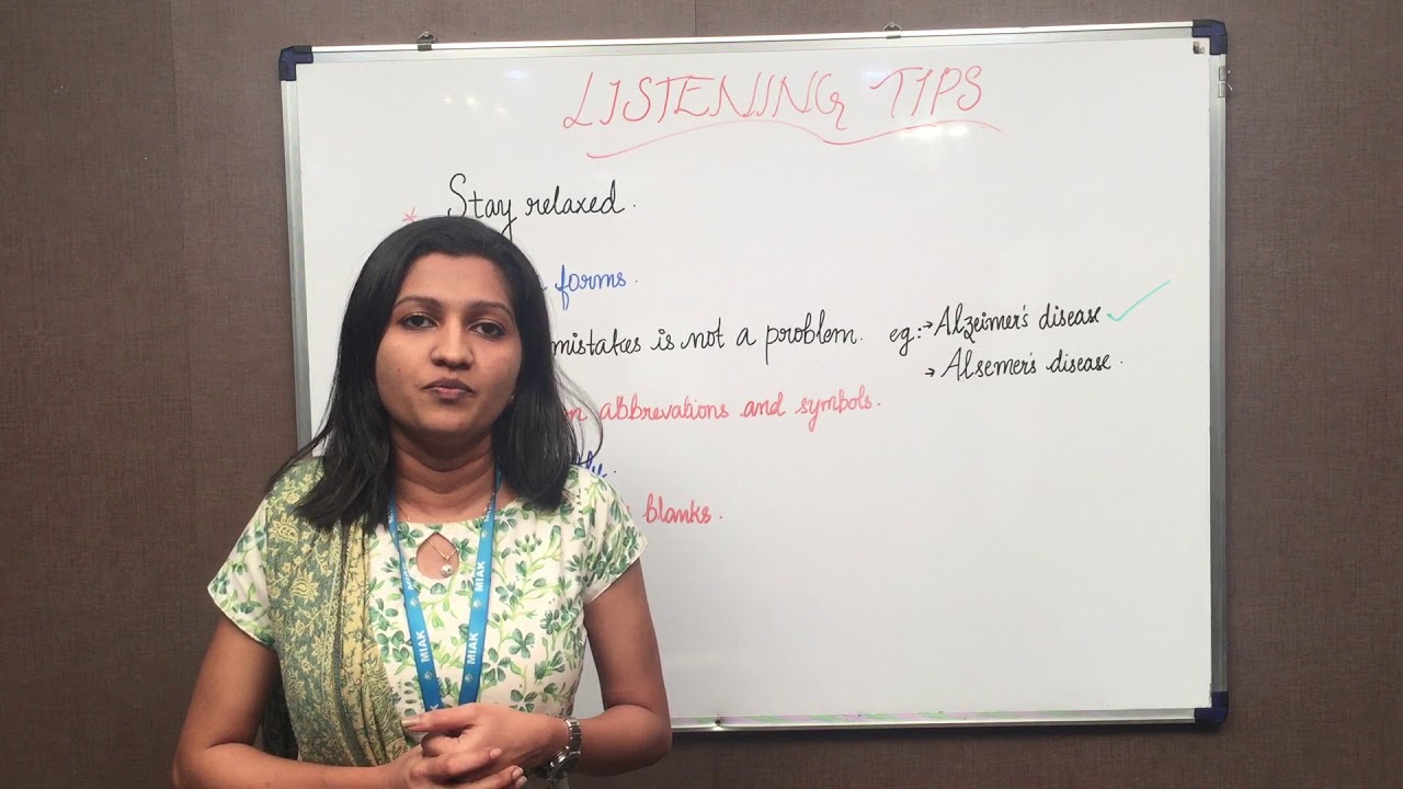 OET Listening Tips | Medcity International Academy | Best OET Training Centre in Kerala & Mangalore