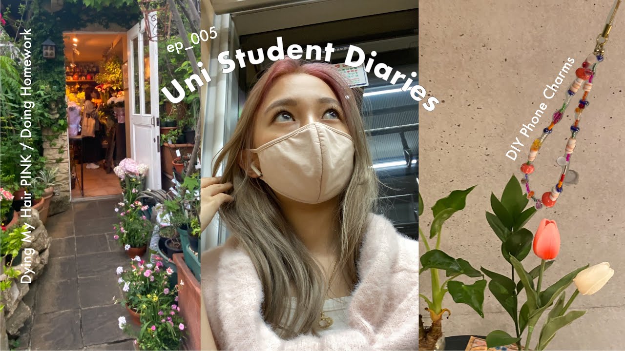 Student_Diaries_005|| 大学生VLOG | CREATIVE W/ ME | 美容院、アクセサリー作り、亀戸餃子、上智大学生の課題に追われる日々