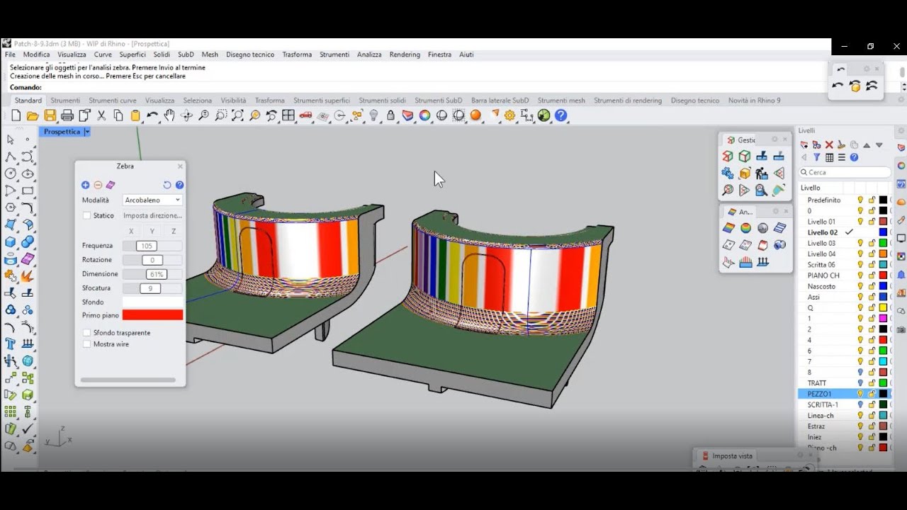 Chiusura superficie di uno stampo  - differenza comando Patch in Rhino 8/9 - Soluzioni alternative.