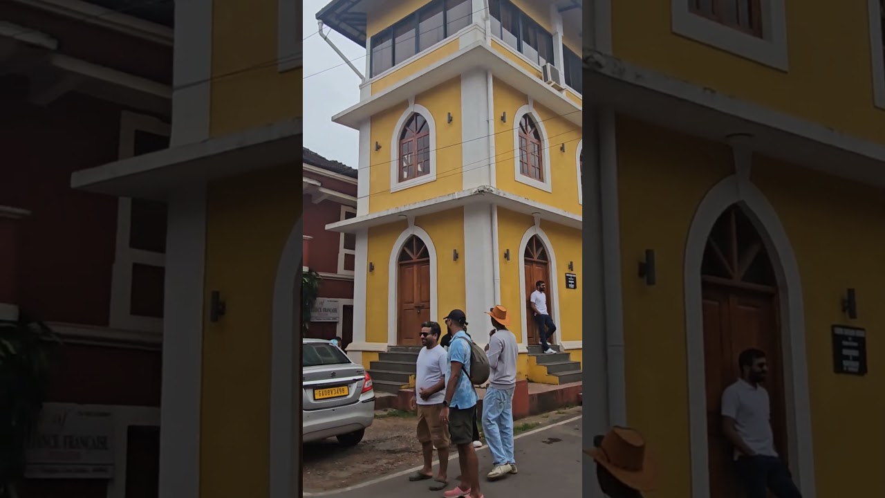 Fontainhas Panjim Goa 🏘✨️ | Colorful Portuguese Streets 🌴