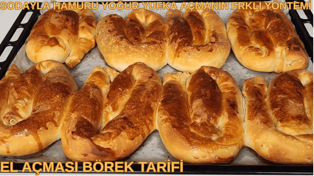 Hamurunu Soda ile Yoğur! 😍 Yufka Açmanın Farklı Yöntemiyle ✅ El Açması Börek Tarifi 🏆 🙏