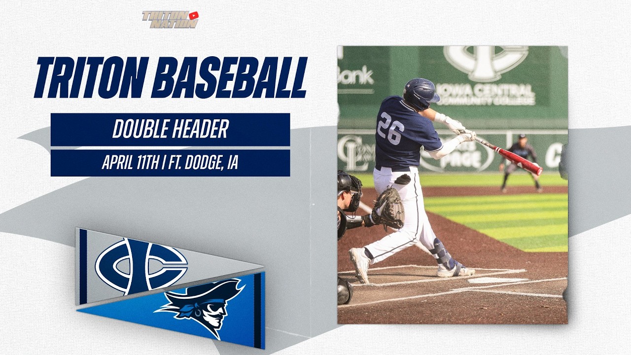 Iowa Central Baseball: Tritons vs Iowa Western Reivers (Double Header) | Sun, Apr 12, 26