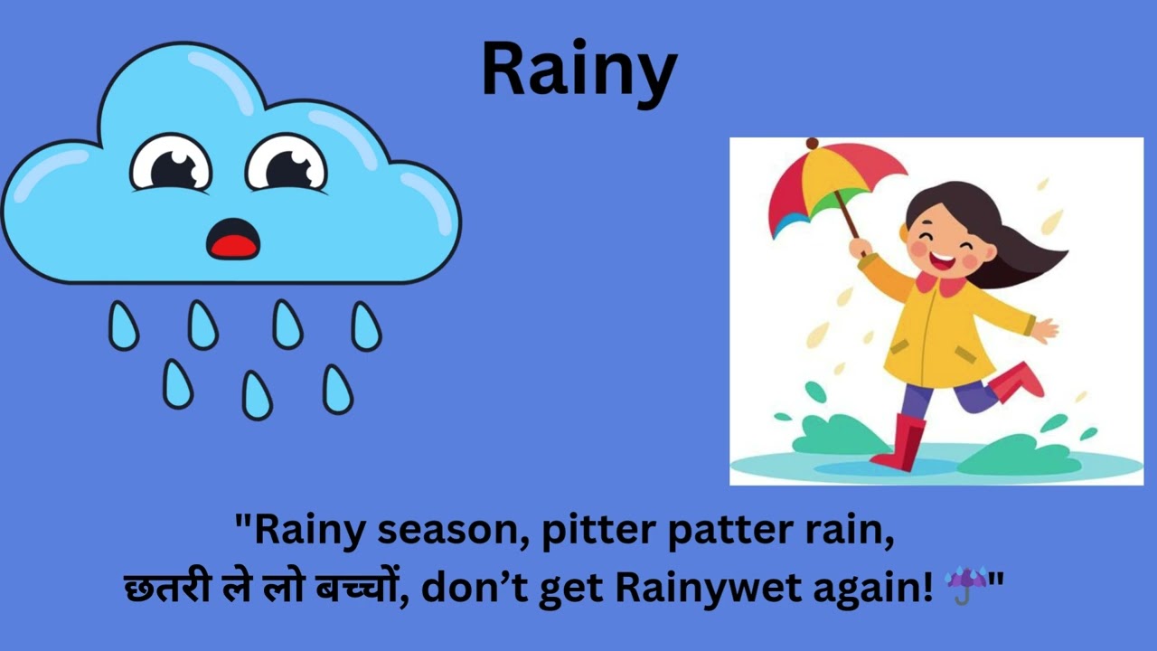 🌈 Seasons Rhyme for Kids | Summer, Rainy, Winter, Spring & Autumn | Cartoon Champ