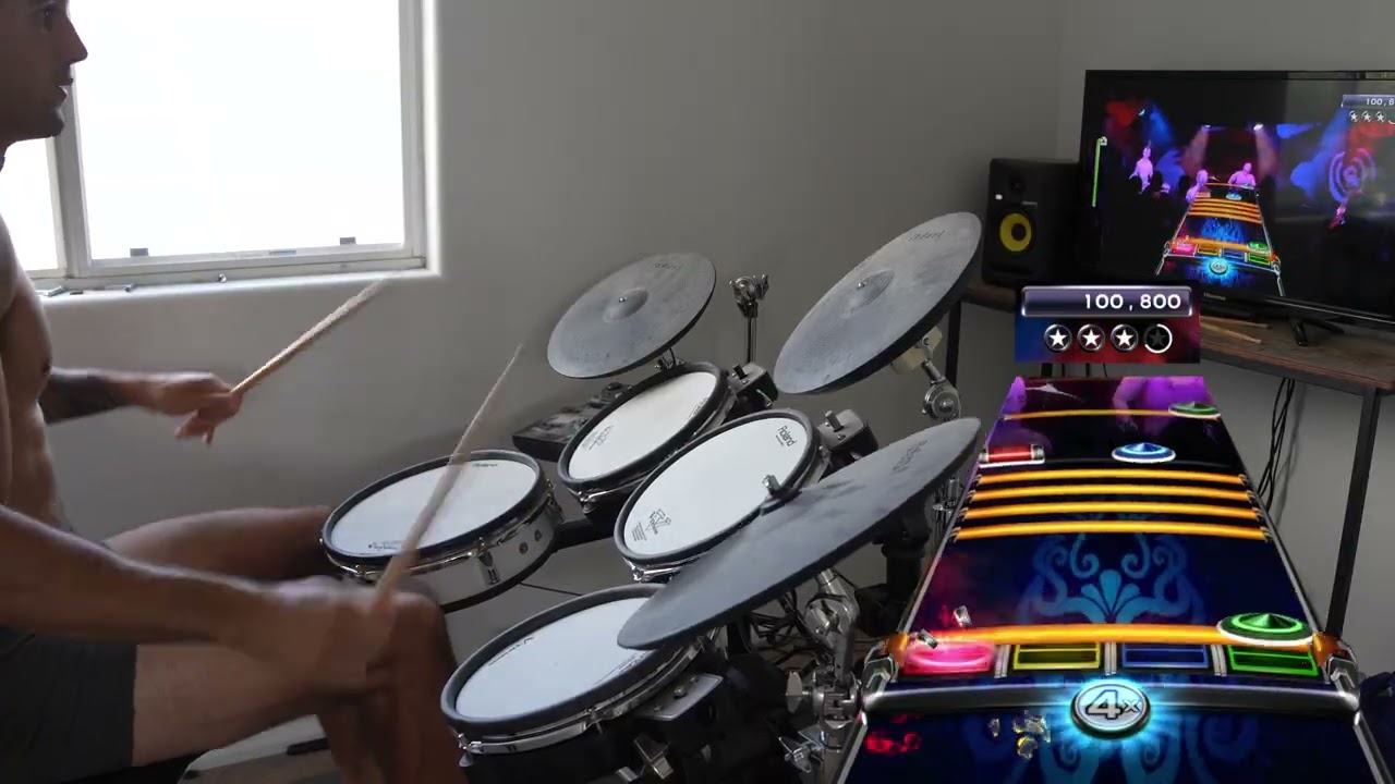 Violent Nature by Bleed From Within Rockband 3 Expert Pro Drums Playthrough