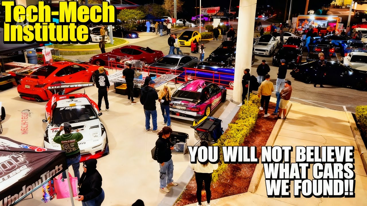 Tech-Mech institute car meet. CRAZIEST CARS EVER SEEN!!