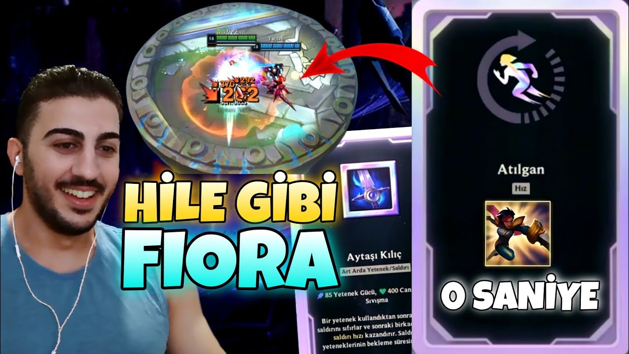 BU FİORA RESMEN HİLE (Q 0 SANİYE) - LOL ARENA MODU
