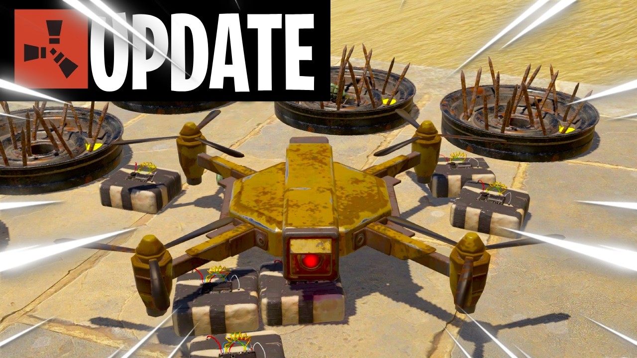 🚁 NUEVO META en RUST: Drones con C4 y Granadas ¡UNA LOCURA! Parche de Octubre 🚀
