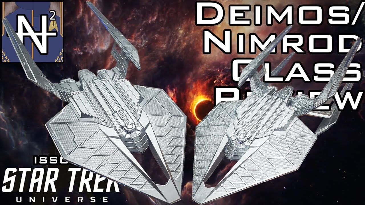 Eaglemoss S31 Deimos/Nimrod Class- Star Trek: Universe/Discovery Starship Collection Issue #9, #28