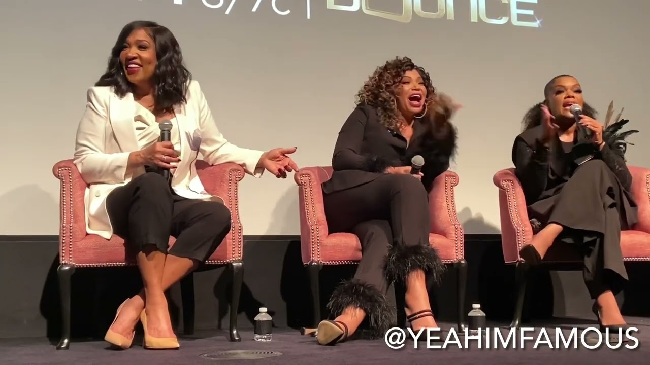 Tisha Campbell Kym Whitley Yvette Nicole Brown + more at Bounce TV ' Act Your Age ' NYC Premiere Q&A
