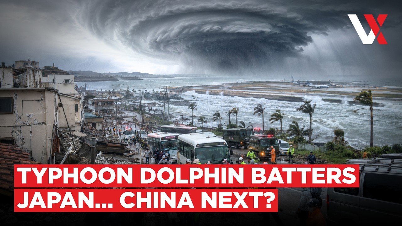 Typhoon Dolphin Slams Southern Japan | 260,000 Evacuated As China Braces For Impact | VERTEX