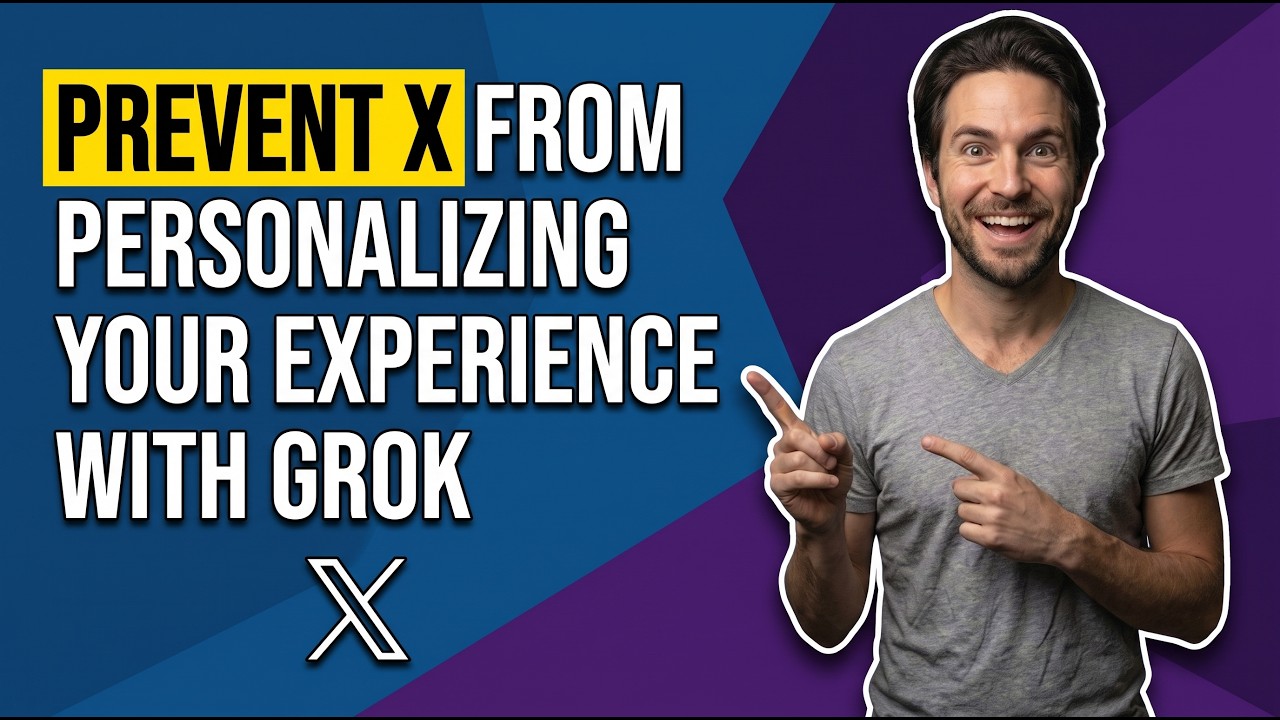 Как запретить X персонализировать ваш опыт использования Grok в X.com / Twitter (простое руководс...