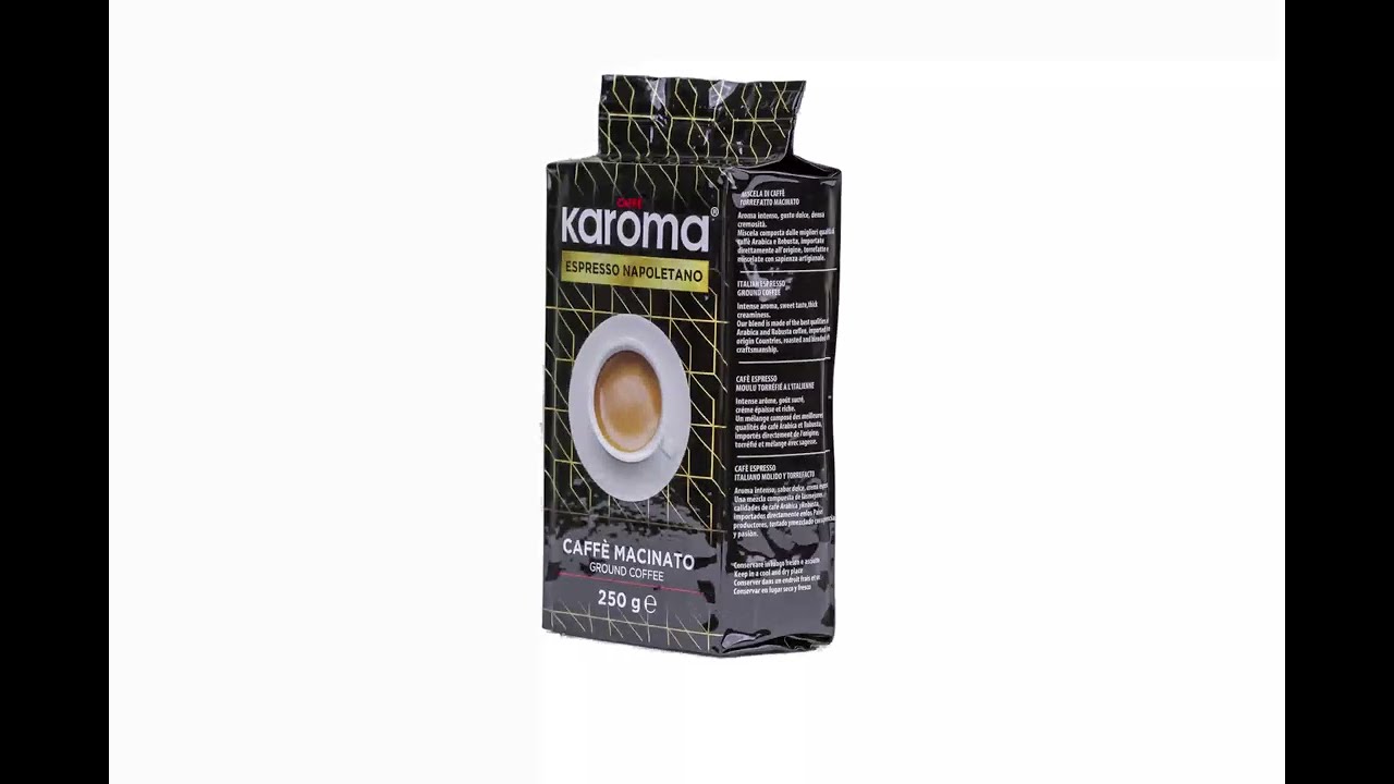 Karoma 250 g Cafea Măcinată &ndash; Răsfățul Zilnic Perfect | Vizualizare 360&deg;