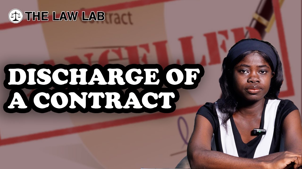 Discharge of a Contract
