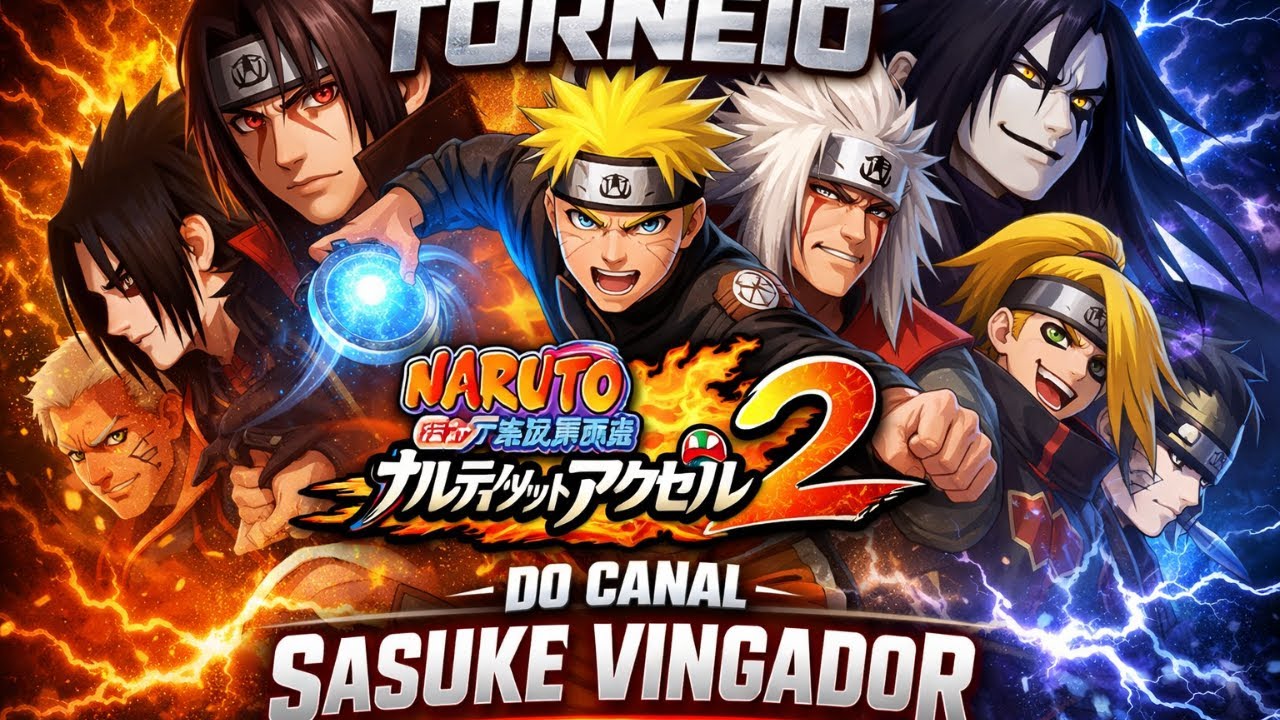 🔥GRANDE ANÚNCIO DO TORNEIO NARUTO ULTIMATE NINJA 5 VALENDO 100 REAIS NO PIX | INSCRIÇÕES ABERTAS
