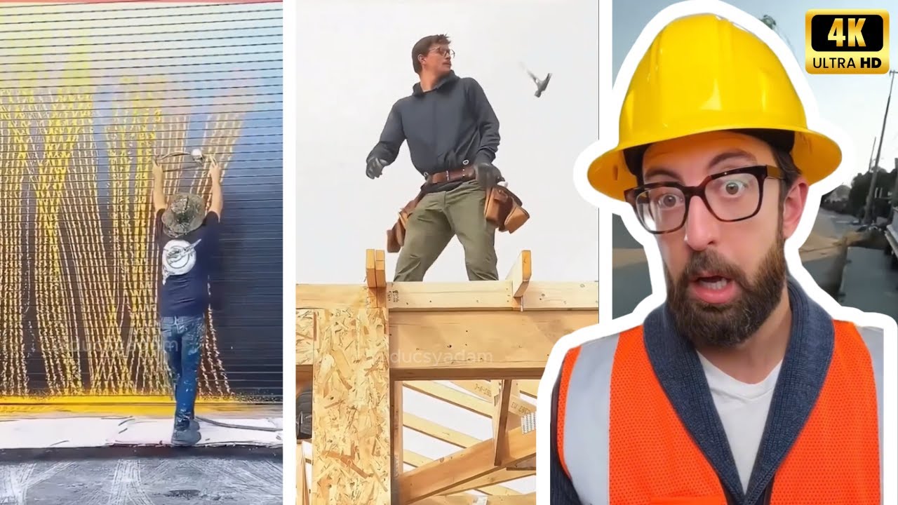 1 Hour Construction Vlog | Adam’s Crazy Workday, Fails & Fitness #part9 #adamrose  #construction
