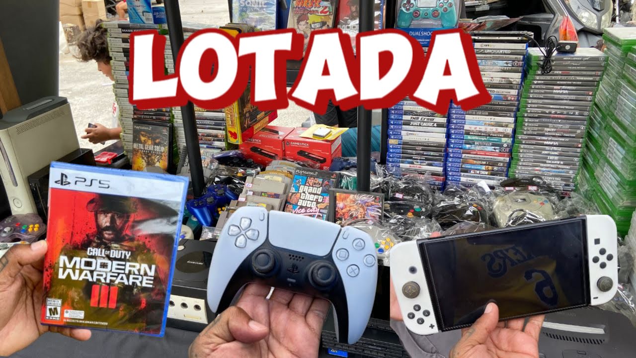 ESSA FEIRA DO ROLO DE SÃO CRISTÓVÃO É MUITO MOVIMENTADA VÁRIOS GAMES PS5 XBOX JOGOS | CAÇADA GAMER