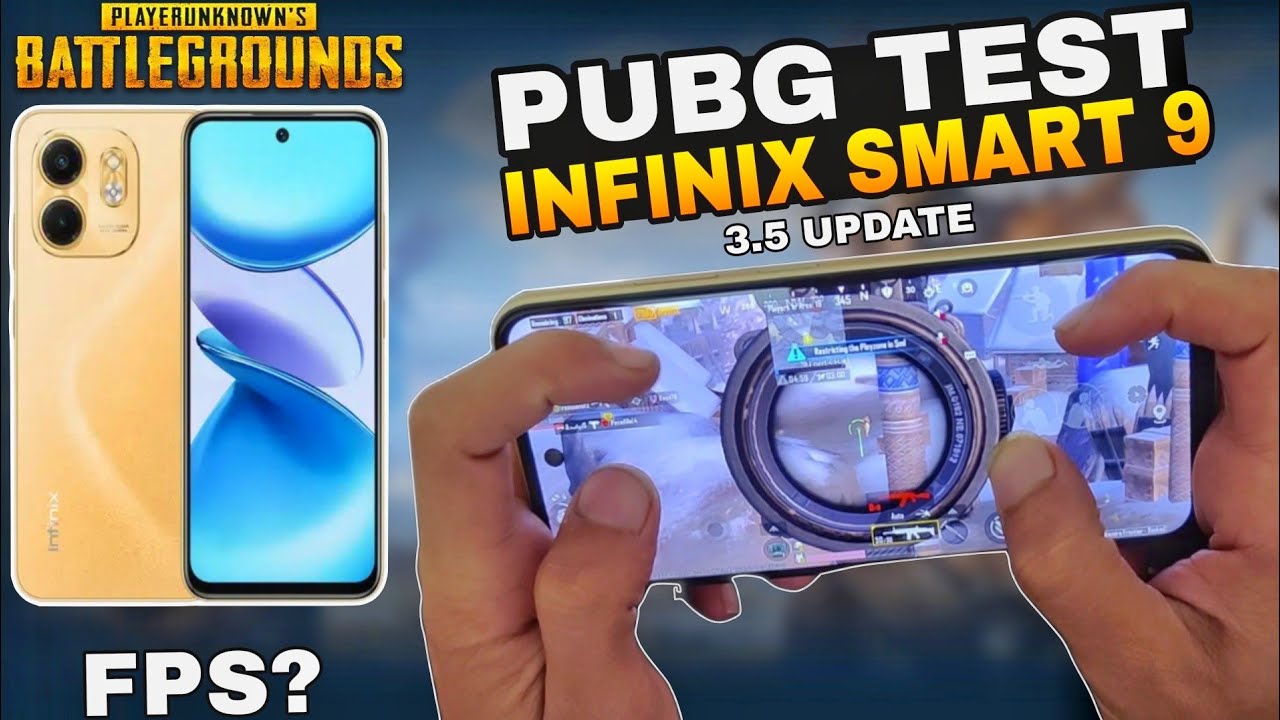 Infinix smart 9 PUBG TEST 🔥 | Heatup, Fps, & Battery Performance Review.