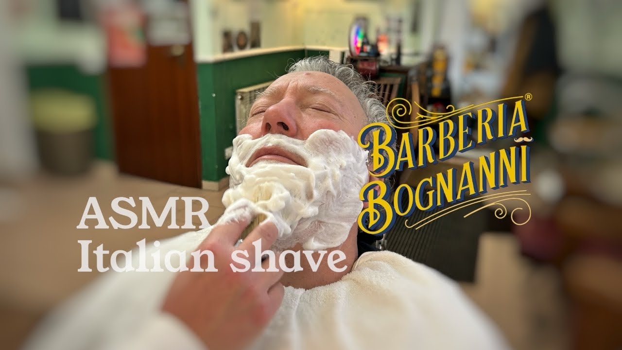 ASMR italian shave💆🏻‍♂️🇮🇹