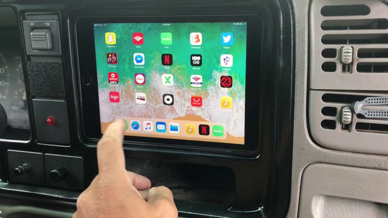 iPad install in a Tahoe